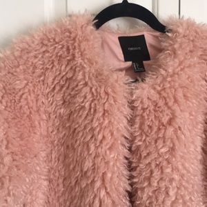 Pink fluffy jacket